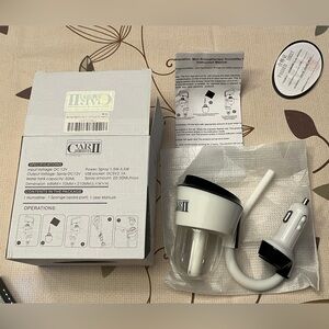 CARII White & Black Car USB car Humidifier